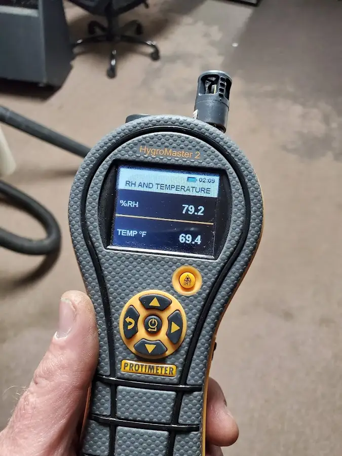 Moisture meter humidity assessment for Mold Remediation & Removal in Pleasant Prairie